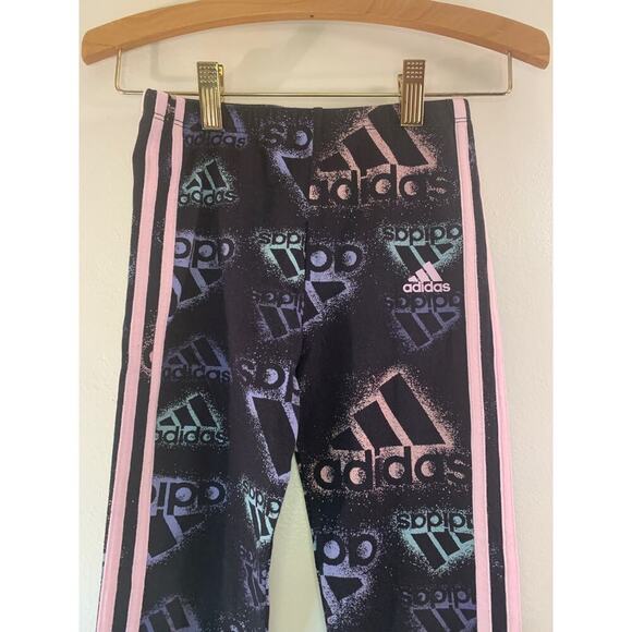 ADIDAS Girl’s Monogram Leggings / Size: 6X - Picture 5 of 10